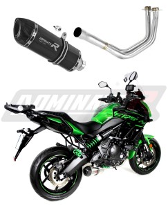 Kawasaki VERSYS 650 2015 - 2020 Komplett avgassystem Ljuddämpare HP1 SVART + dB killer