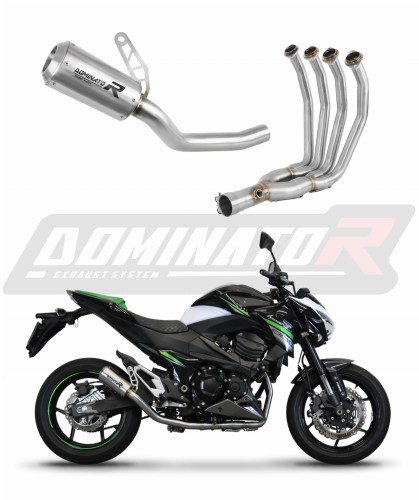 complete exhaust system with muffler DOMINATOR Full System GPS fits the motorcycle Kawasaki Z800 2013   2016 7