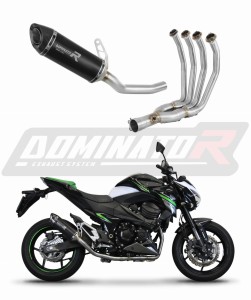 Kawasaki Z800 2013 - 2016 Komplett avgassystem Ljuddämpare HP8 SVART + dB killer