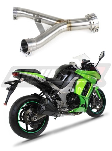Z1000 Z 1000 SX Exhaust Cat Eliminator Catalyst Catalytic Converter Linkpipe Decat Downpipe  2010 - 2013 DOMINATOR x