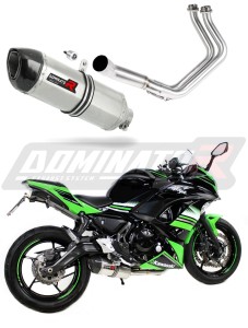 Kawasaki NINJA 650 2017 - 2022 Komplett avgassystem Ljuddämpare HP1 + dB killer