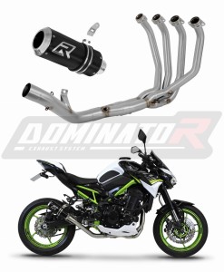 Kawasaki Z 900 2020 - 2024 Komplett avgassystem Ljuddämpare GP SVART + dB killer