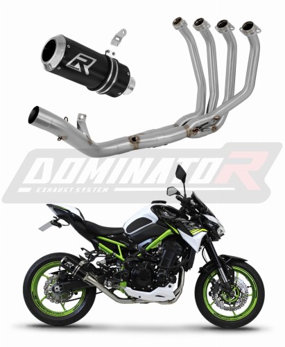 KAWASAKI Z900 2020 -2022 Full Exhaust System  Muffler Auspuff Sportauspuff Silencer Echappement Silencieux Scarico Scarichi Escape Collector Manifold Wydech Tłumik  GP BLACK  DOMINATOR Exhaust System x