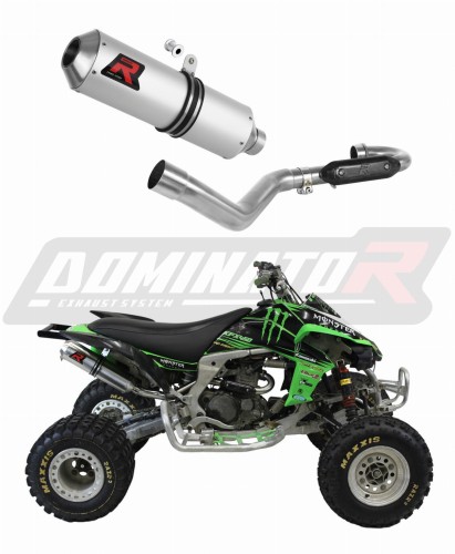 complete exhaust system with muffler DOMINATOR Full System MX fits the motorcycle Kawasaki KFX 450 2008   2014 6