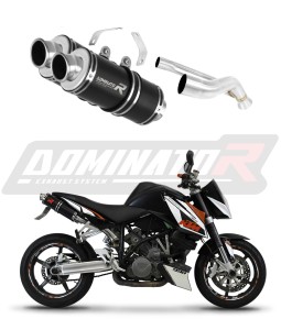 KTM 990 SUPER Duke 2005 - 2013 Avgas Ljuddämpare GP1 SVART + dB killer