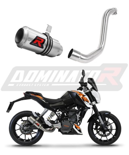exhaust muffler DOMINATOR GP fits the motorcycle KTM 125 Duke 2012   2016 6