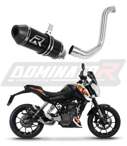 KTM 125 Duke 2012 - 2016 Avgas Ljuddämpare HP3 SVART + dB killer