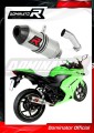 NINJA ZX 250R EXHAUST Kawasaki Muffler Auspuff Sportauspuff Silencer Echappement Silencieux Scarico Scarichi Escape Wydech Tłumik Carbon Tip HP3 2008 - 2012 Dominator