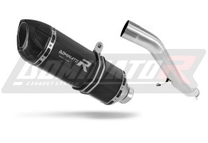 Kawasaki GTR 1400 2007 - 2009 Avgas Ljuddämpare HP1 SVART + dB killer