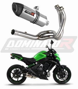 Kawasaki ER-6 N / F 650 2012 - 2016 Komplett avgassystem LjuddämpareHP5 + dB killer