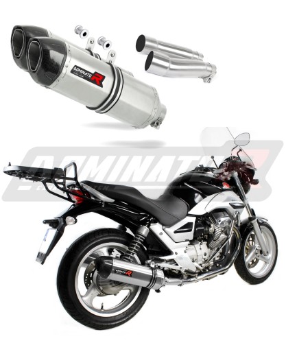 BREVA ie 750 Exhaust MOTO GUZZI Muffler Auspuff Sportauspuff Silencer Echappement Silencieux Scarico Scarichi Escape Wydech Tłumik Carbon Tip HP1 2003 - 2009 Dominator x