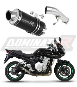 Suzuki GSF 650 BANDIT N / S 2007 - 2016 Avgas Ljuddämpare GP1 SVART + dB killer
