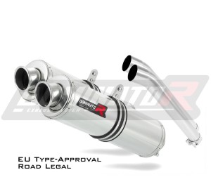 DL 1000 V-STROM EU-godkänd Avgas Ljuddämpare ST 2002 - 2012