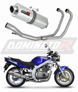 Suzuki GS 500E 1989 - 2009 Komplett avgassystem Ljuddämpare OV + dB killer
