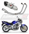 Suzuki GS 500E 1989 - 2009 EXHAUST Collector Manifold Full System Muffler Auspuff Sportauspuff Silencer Echappement Silencieux Scarico Scarichi Escape Wydech Tłumik HP1 Dominator Exhaust System x