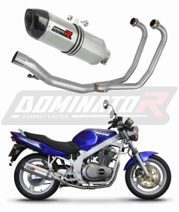 Suzuki GS 500E 1989 - 2009 Komplett avgassystem Ljuddämpare HP1 + dB killer