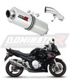 exhaust muffler DOMINATOR oval fits the motorcycle Suzuki GSXF 650 2007   2016 6