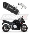 exhaust muffler DOMINATOR HP1 BLACK fits the motorcycle Suzuki GSXF 650 2007   2016 6