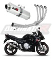 complete exhaust system with muffler DOMINATOR Full System oval fits the motorcycle Suzuki GSXF 650 2007   2016 7