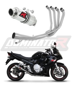 Suzuki GSXF 650 2007 - 2016 Komplett avgassystem LjuddämpareGP1 + dB killer
