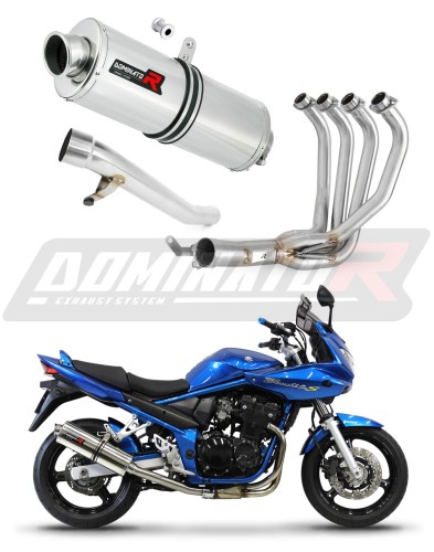 complete exhaust system with muffler DOMINATOR Full System OV fits to Suzuki GSF 650 BANDIT N / S 2005  2006 6