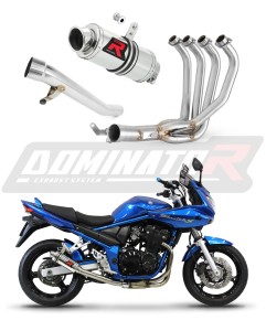 Suzuki GSF 650 BANDIT N / S 2005 - 2006 Komplett avgassystem Ljuddämpare GP1 + dB killer