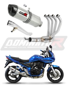 Suzuki GSF 650 BANDIT N / S 2005 - 2006 Komplett avgassystem Ljuddämpare HP1 + dB killer