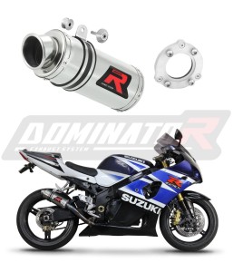 Suzuki GSXR 1000 K1 - K4 2001 - 2004 Avgas Ljuddämpare Bolt-on GP1 + dB killer
