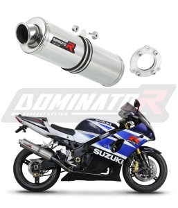 Suzuki GSXR 1000 K1 - K4 2001 - 2004 Avgas Ljuddämpare Bolt-on ST + dB killer