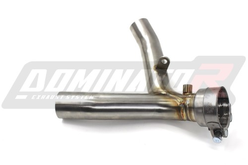 decat mid muffler DOMINATOR Mid Pipe fits the motorcycle GSXR 1000 K7 K8 2007   2008 4