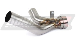 GSXR 1000 K9 L0-L1 Katalysatorborttagare Mellanrör 2009 - 2011
