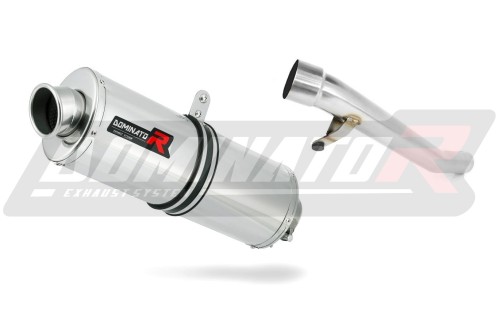 exhaust muffler DOMINATOR oval fits the motorcycle Suzuki GSX 1200 INAZUMA 1999   2000 3