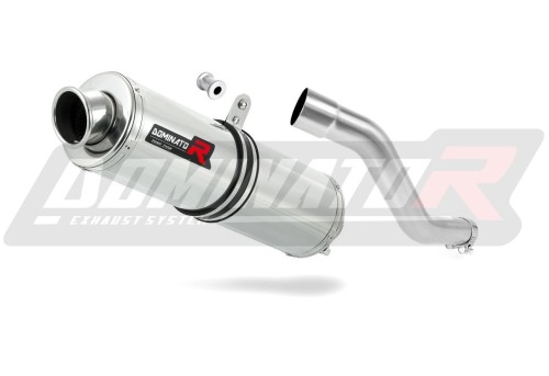 exhaust muffler DOMINATOR ROUND fits the motorcycle Suzuki DR 750 S / BIG RIGHT SIDE  3