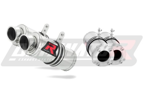 exhaust muffler DOMINATOR GP1 fits to Suzuki SV 1000 S 2003  2007 3