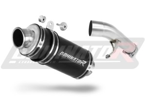 Suzuki GSX 1250 FA 2010 - 2016 Avgas Ljuddämpare GP1 SVART + dB killer