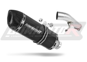 Suzuki GSX 1250 FA 2010 - 2016 Avgas Ljuddämpare HP1 SVART + dB killer