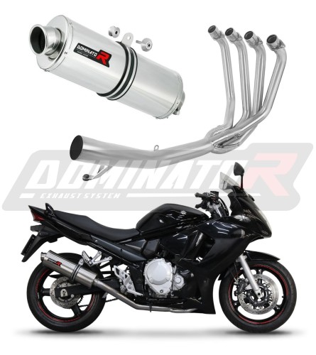 kompletny układ wydechowy z tłumikiem DOMINATOR Full System Owalny pasujący do motocykla Suzuki GSX 1250 FA