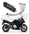 complete exhaust system with muffler DOMINATOR Full System HP1 BLACK fits to Suzuki GSX 1250 FA 2010  2016 7