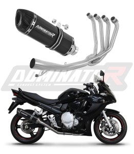 Suzuki GSX 1250 FA 2010 - 2016 Komplett avgassystem LjuddämpareHP1 SVART + dB killer
