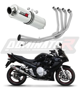 Suzuki GSX 1250 FA 2010 - 2016 Komplett avgassystem LjuddämpareST + dB killer