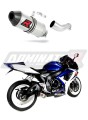 GSXR 750 K6 K7 EXHAUST Suzuki Muffler Auspuff Sportauspuff Silencer Echappement Silencieux Scarico Scarichi Escape Wydech Tłumik Carbon Tip HP3 2006 - 2007 DOMINATOR  x