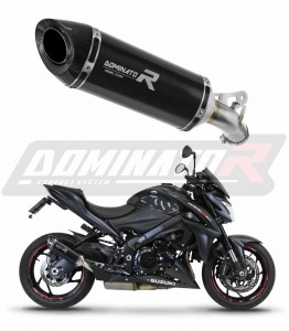 Suzuki GSX-S 1000 / F 2015 - 2020 Avgas Ljuddämpare HP8 SVART + dB killer