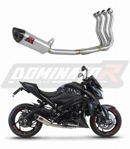 Suzuki GSX-S 1000 / F 2015 - 2020 Low Level Komplett avgassystem Ljuddämpare HP8 + dB killer