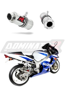 Suzuki GSXR 750 K1 K5 2001 - 2005 Avgas Ljuddämpare GP1 + dB killer