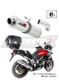 exhaust muffler DOMINATOR homologated road legal ROUND fits the motorcycle DL 1000 V STROM 2014   2016 5