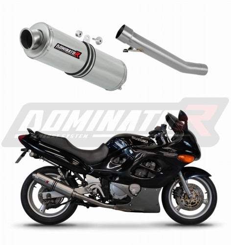 GSXF 750 EXHAUST Suzuki Muffler Auspuff Sportauspuff Silencer Echappement Silencieux Scarico Scarichi Escape Wydech Tłumik ST 1998 - 2006 Dominator x