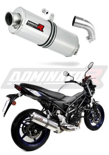 SV 650 Exhaust Suzuki Muffler Auspuff Sportauspuff Silencer Echappement Silencieux Scarico Scarichi Escape Wydech Tłumik OVAL 2016 - 2019 Dominator  x