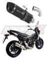 exhaust muffler DOMINATOR HP1 BLACK fits to Suzuki SV 650 2016  2023 3