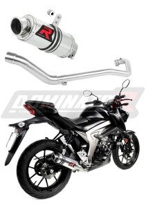 Suzuki GSX S 125 2017 - 2019 Komplett avgassystem Ljuddämpare GP1 + dB killer
