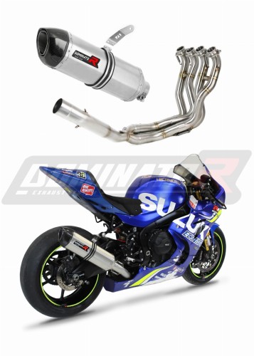 Suzuki GSXR 1000 2017 -2021 Full  Exhaust System  Muffler Auspuff Sportauspuff Silencer Echappement Silencieux Scarico Scarichi Escape Collector Manifold Wydech Tłumik  HP1 DOMINATOR x